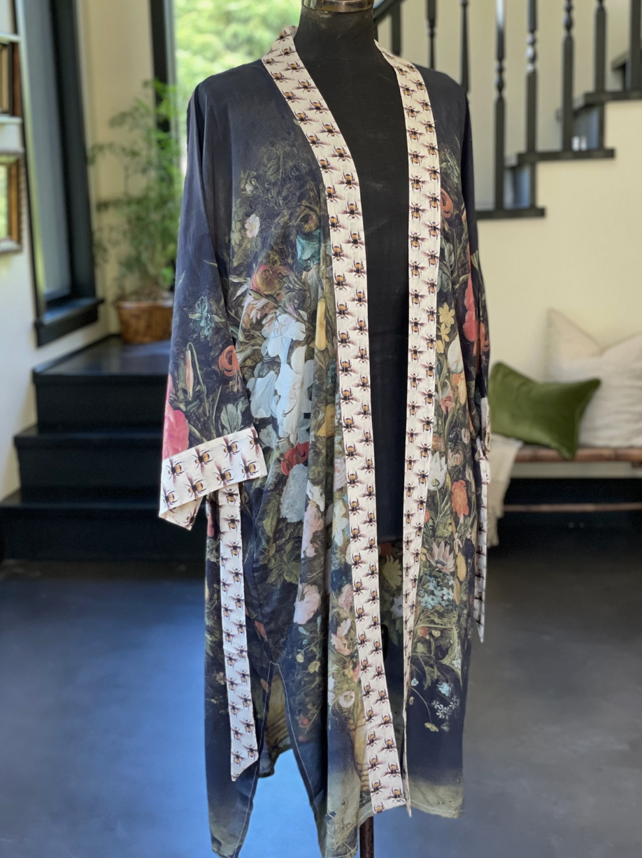 •I DREAM IN FLOWERS• duster style bamboo cardigan