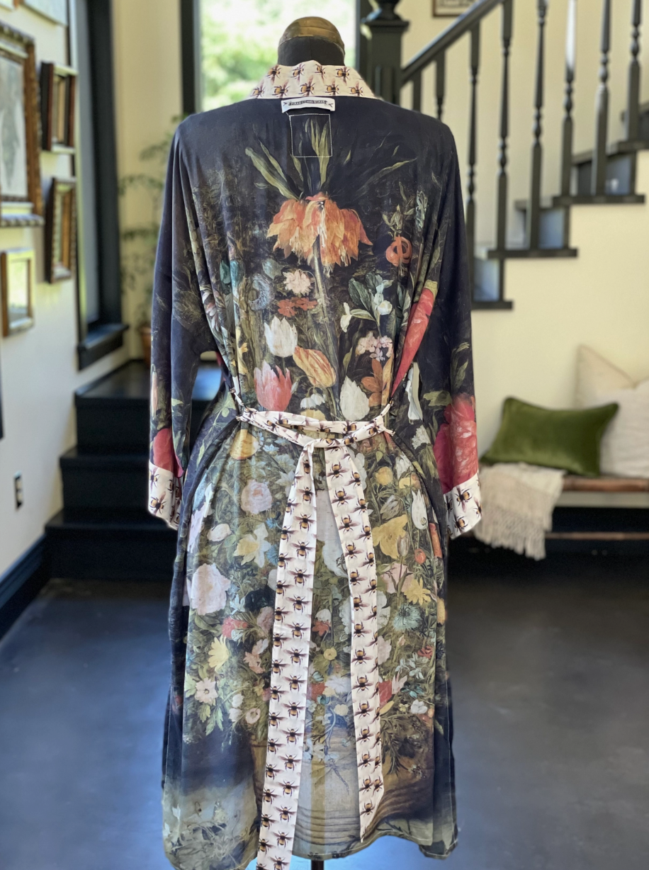 •I DREAM IN FLOWERS• duster style bamboo cardigan