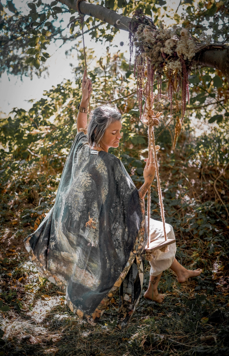 •CASTLES IN THE AIR• ruana style bamboo cardigan