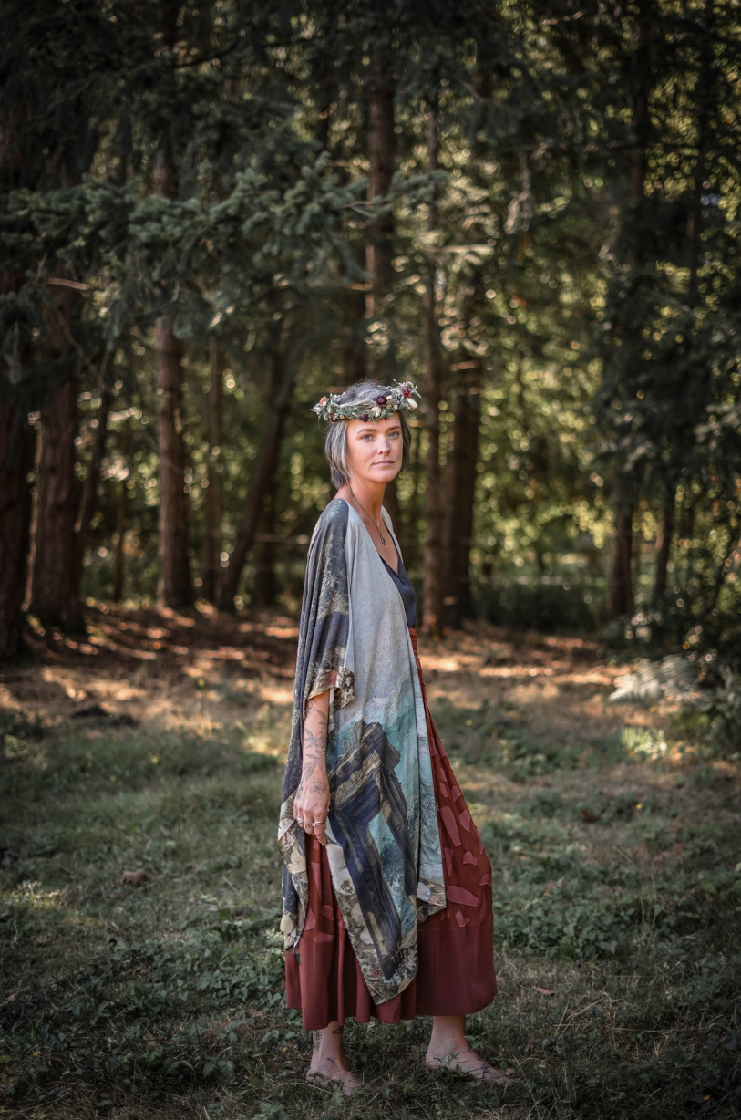 •CASTLES IN THE AIR• ruana style bamboo cardigan