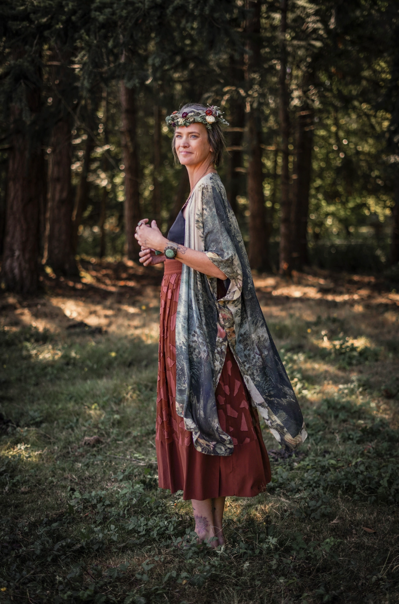 •CASTLES IN THE AIR• ruana style bamboo cardigan