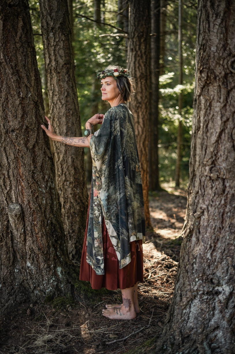 •CASTLES IN THE AIR• ruana style bamboo cardigan