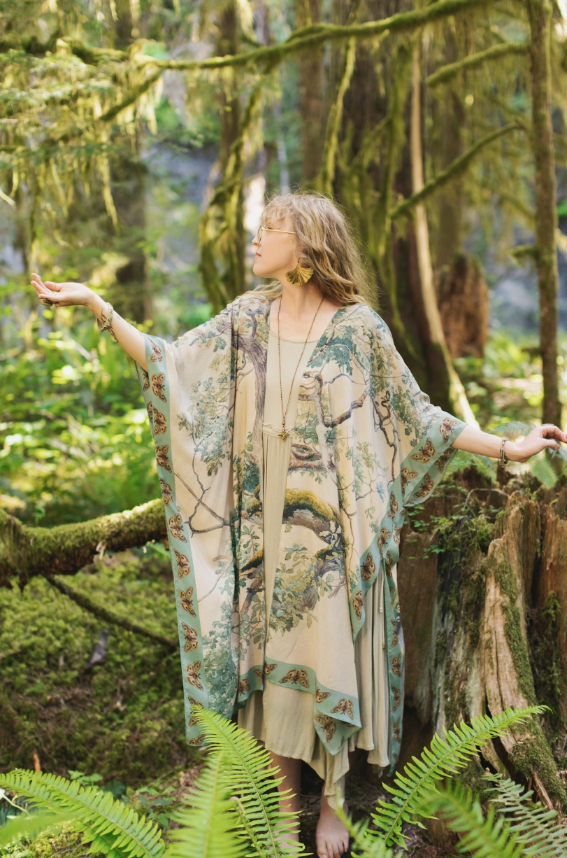 •EARTH & SKY• ruana style bamboo cardigan