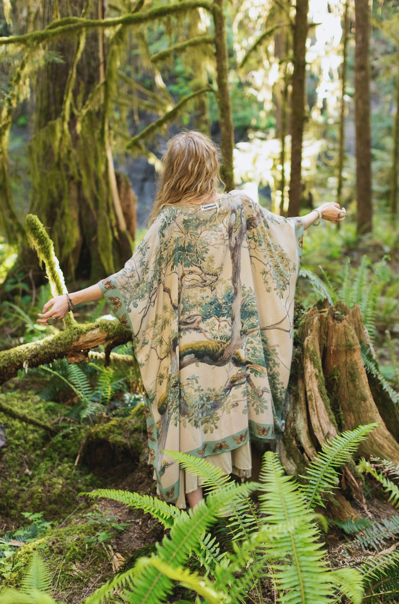 •EARTH & SKY• ruana style bamboo cardigan