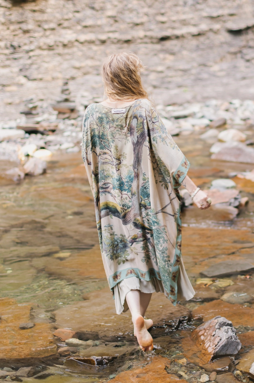 •EARTH & SKY• ruana style bamboo cardigan