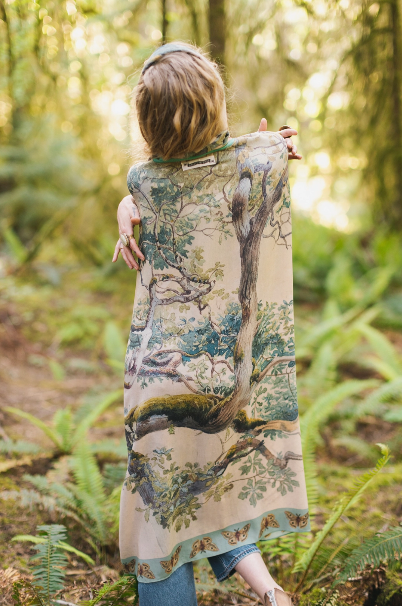 •EARTH & SKY• ruana style bamboo cardigan