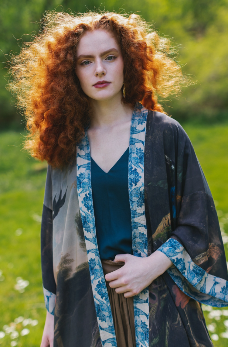 •WILD BEAUTY• duster style bamboo cardigan