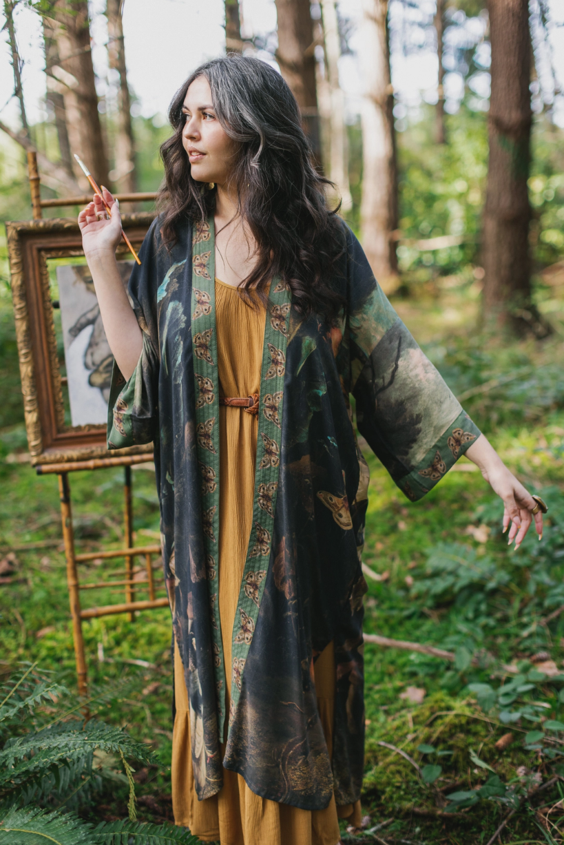 •HEARTWORK• duster style bamboo cardigan