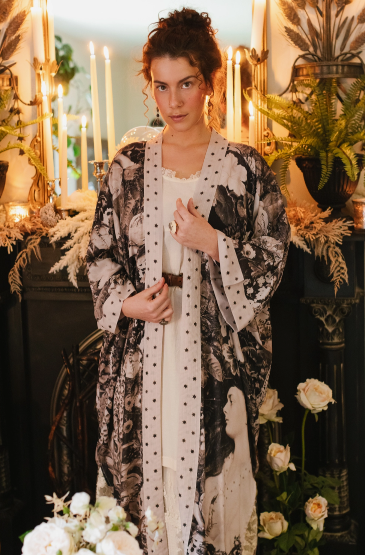 •LOOKING GLASS• duster style bamboo cardigan
