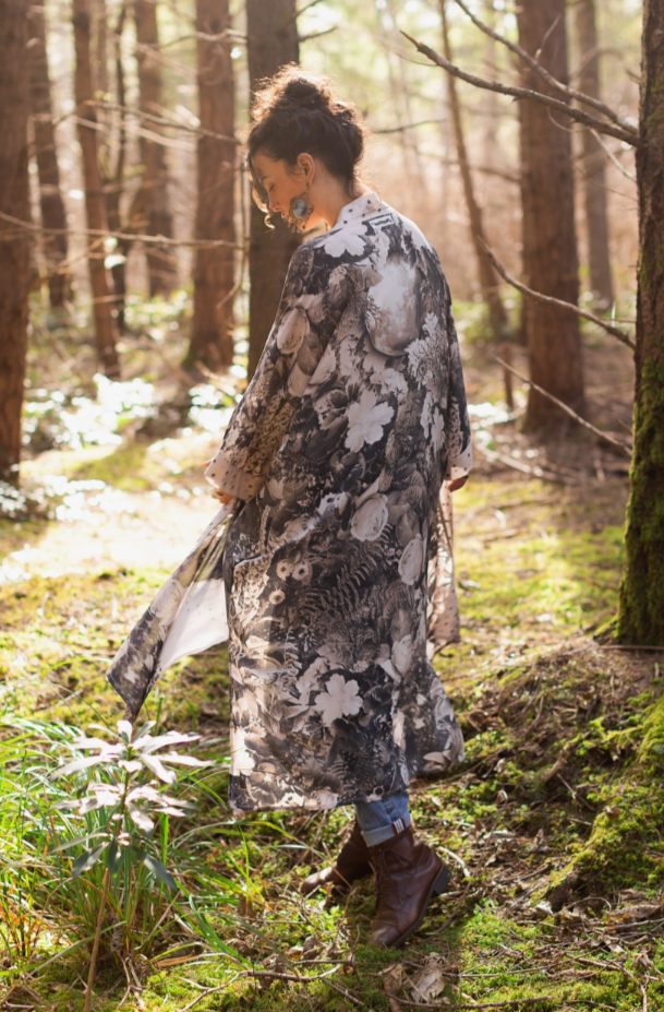 •LOOKING GLASS• duster style bamboo cardigan