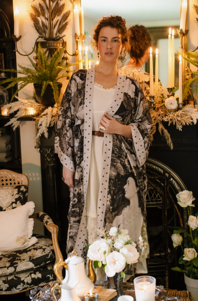 •LOOKING GLASS• duster style bamboo cardigan