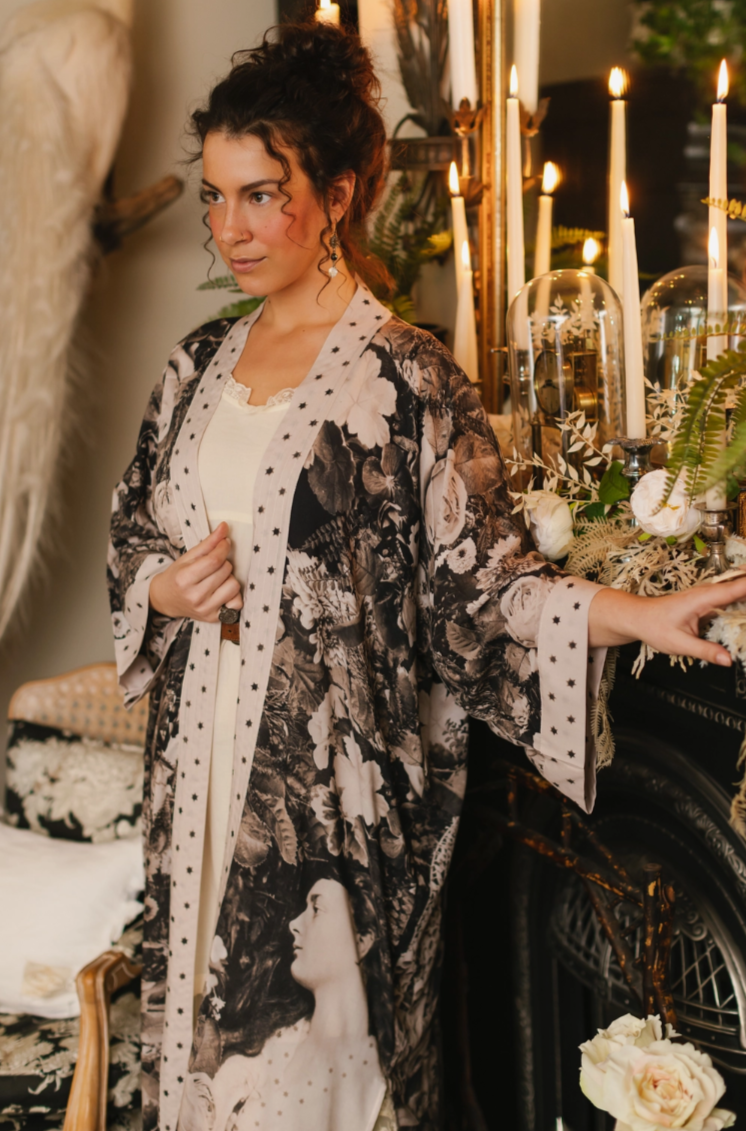 •LOOKING GLASS• duster style bamboo cardigan