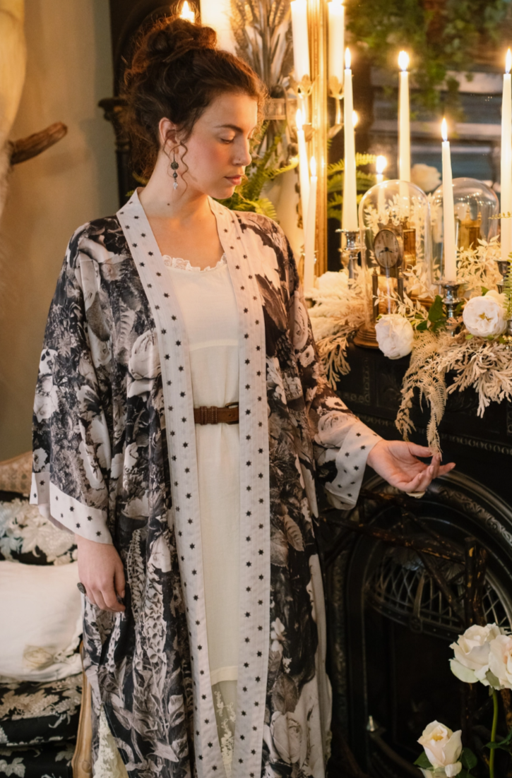 •LOOKING GLASS• duster style bamboo cardigan