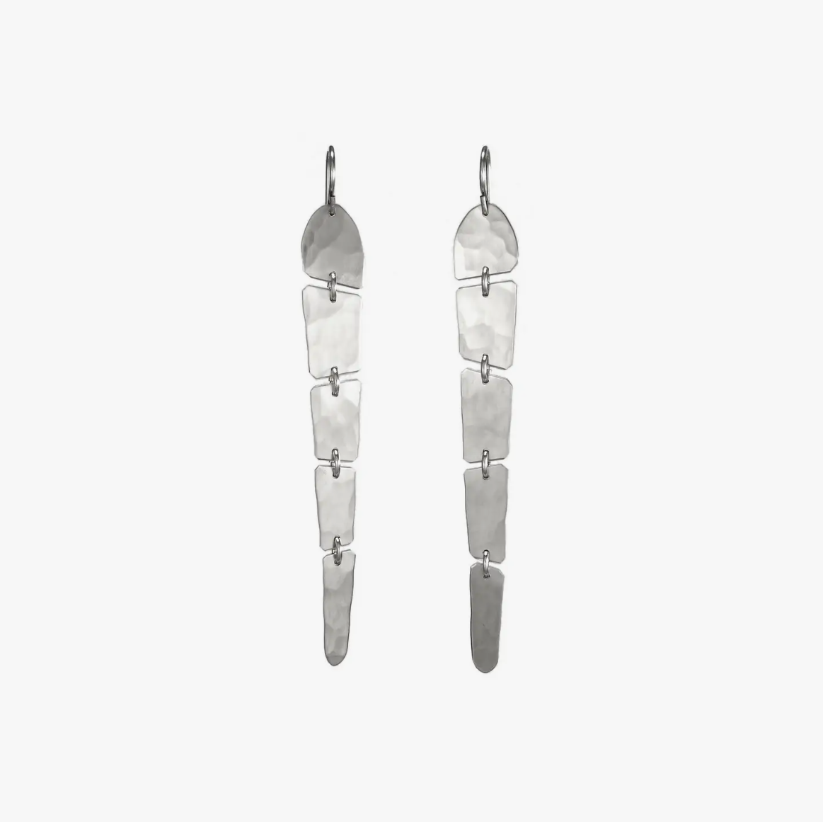 •SMALL SLINK• silver dangle earrings