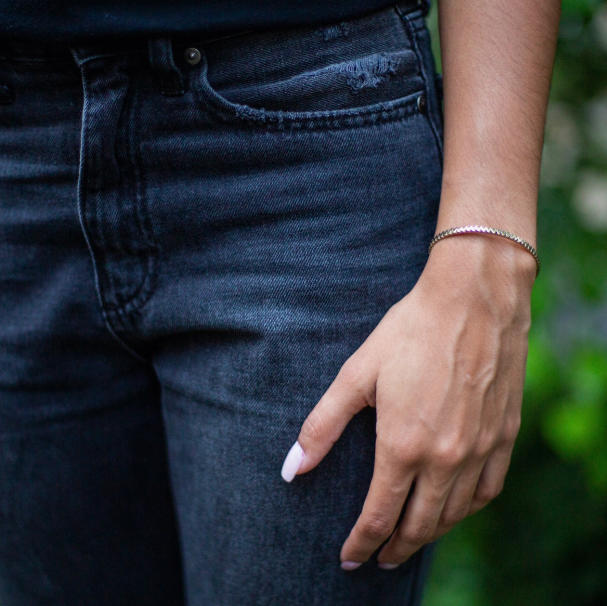 •ZIGZAG• silver bracelet