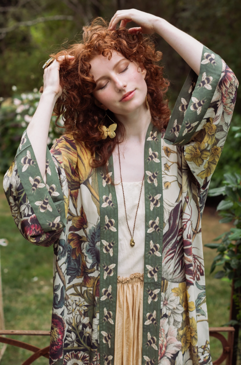 •LOVE GROWS WILD• duster style bamboo cardigan