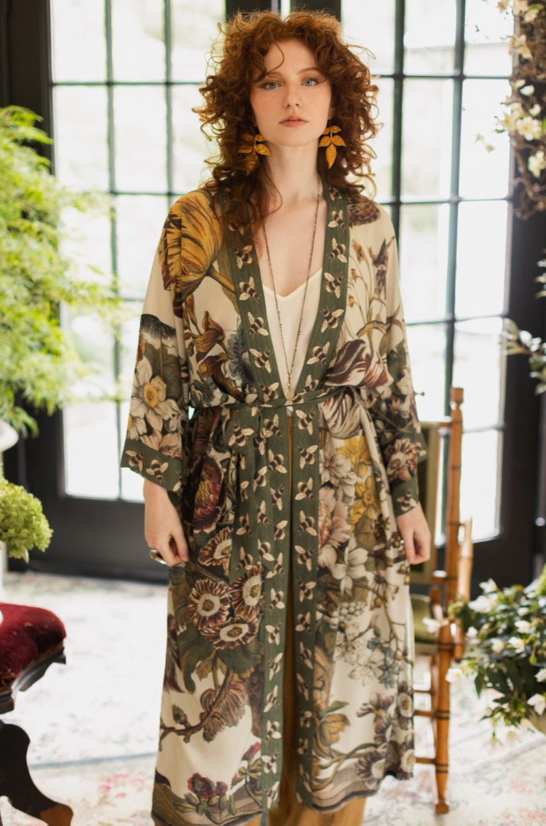 •LOVE GROWS WILD• duster style bamboo cardigan
