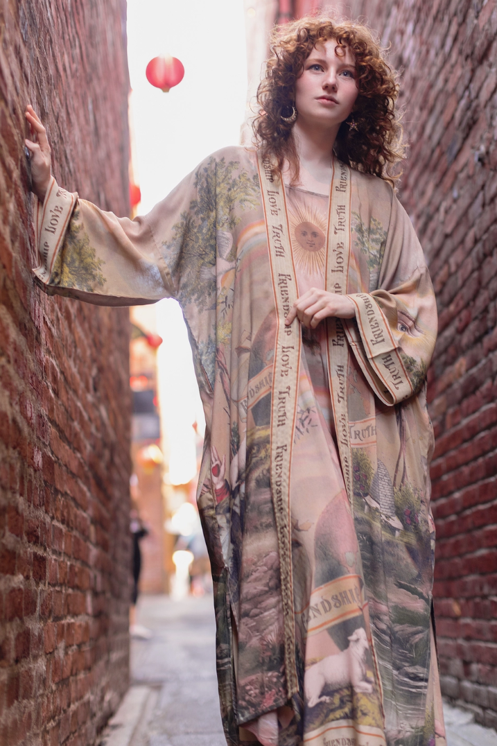 •FRIENDSHIP, LOVE, & TRUTH• duster style bamboo cardigan