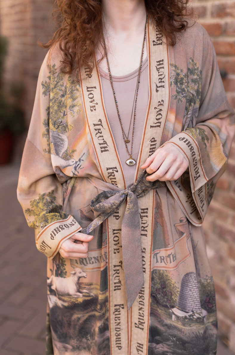 •FRIENDSHIP, LOVE, & TRUTH• duster style bamboo cardigan