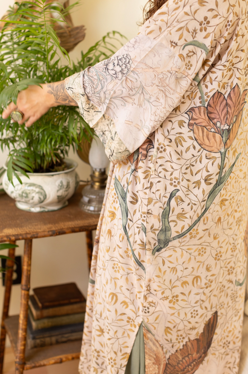 •FOLKLORE• duster style bamboo cardigan