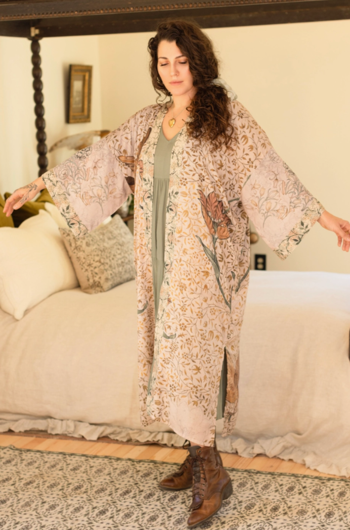 •FOLKLORE• duster style bamboo cardigan