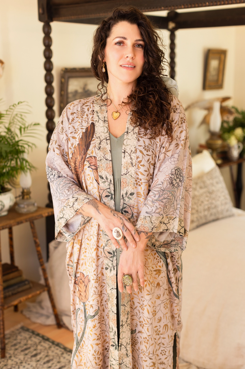 •FOLKLORE• duster style bamboo cardigan