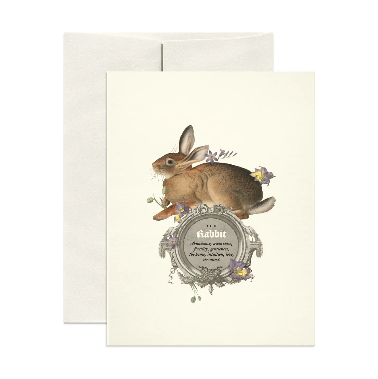 •THE RABBIT• greeting card