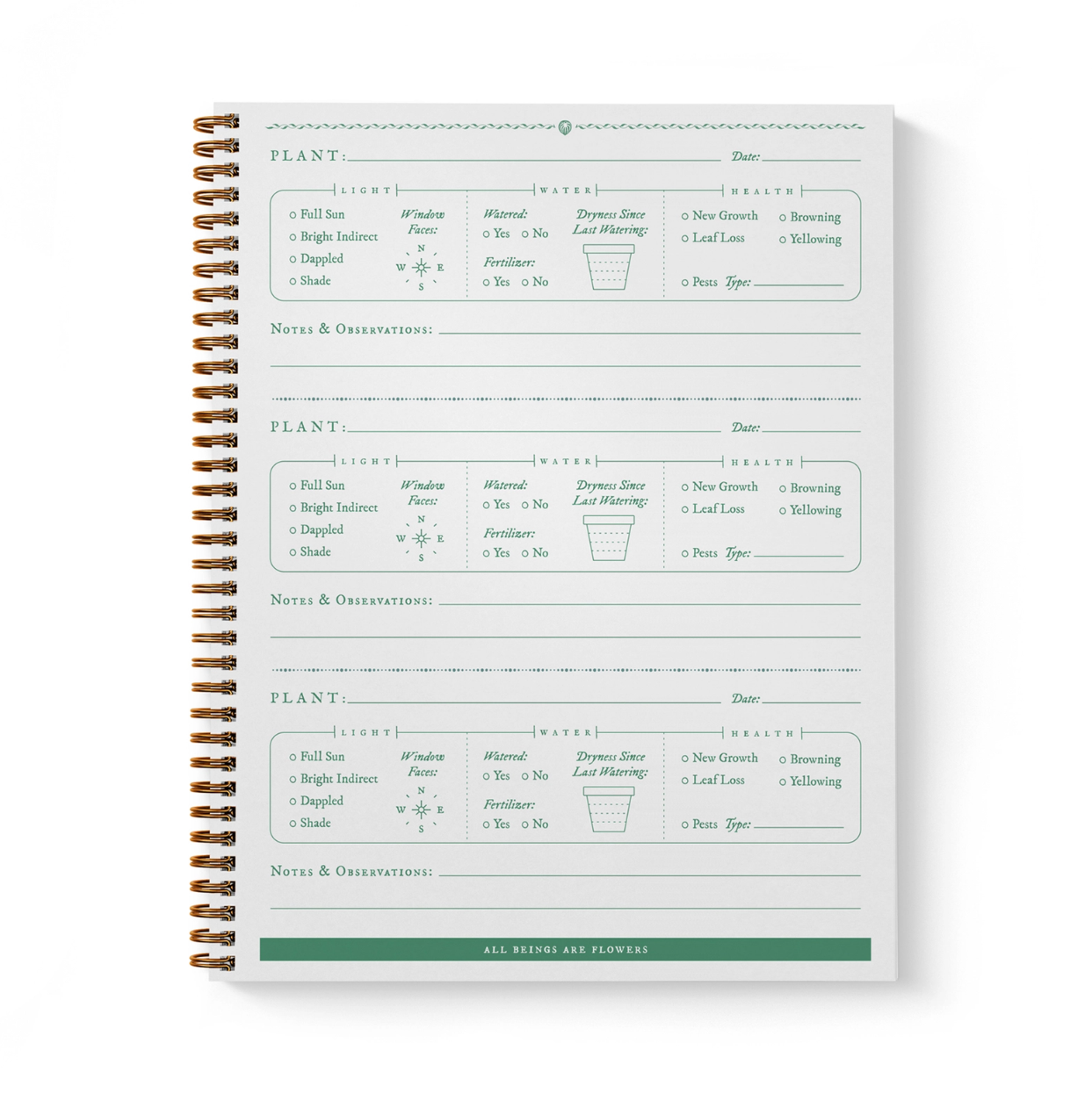 •THE GARDEN• plant care journal