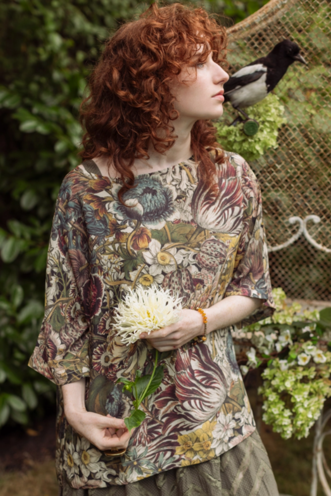 •LOVE GROWS WILD• bamboo tunic tee