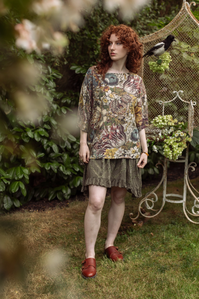 •LOVE GROWS WILD• bamboo tunic tee