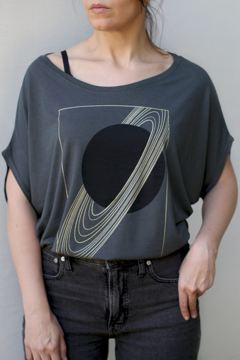 •SATURN• bamboo blend dolman tee