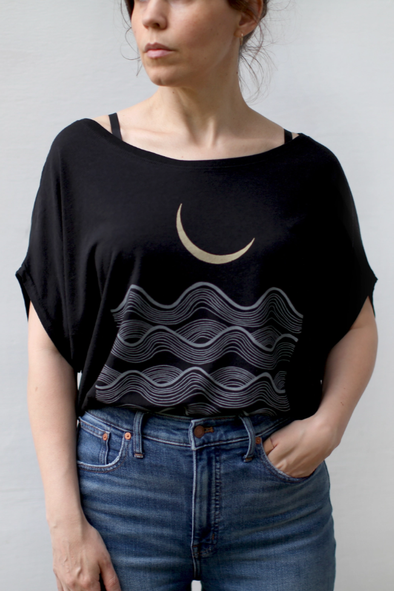 •FATHOMS• bamboo blend dolman tee