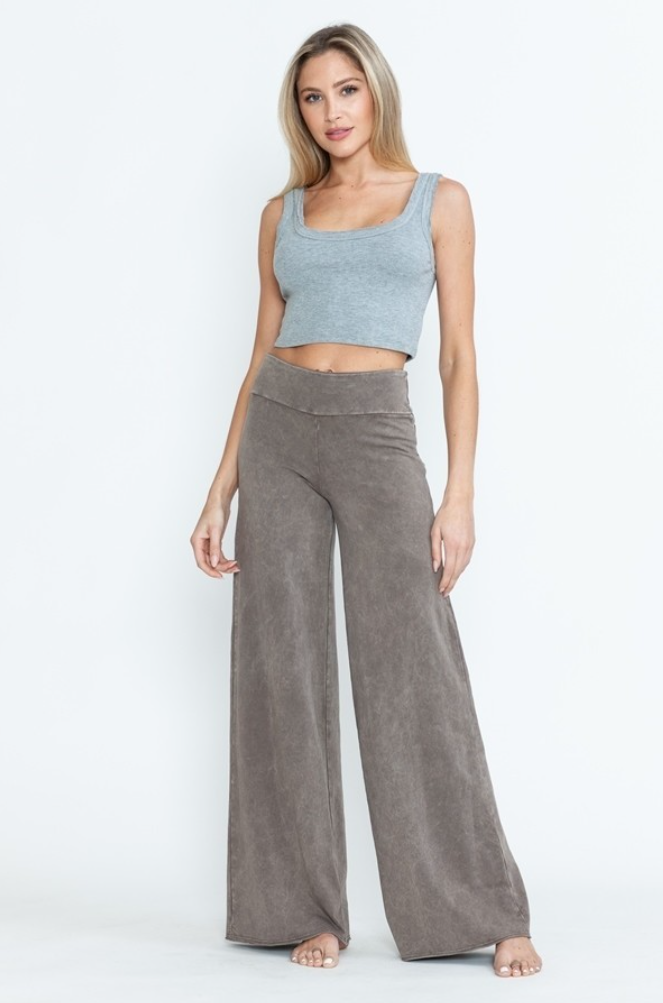 •RICHIE• cotton blend wide leg pants (USA)