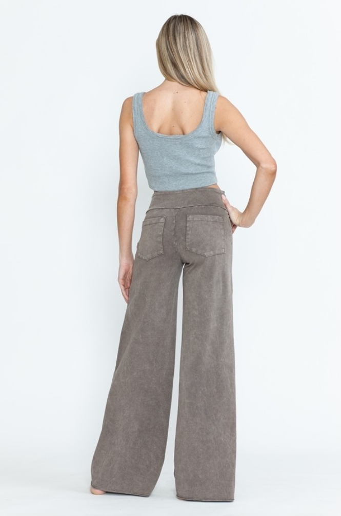 •RICHIE• cotton blend wide leg pants (USA)