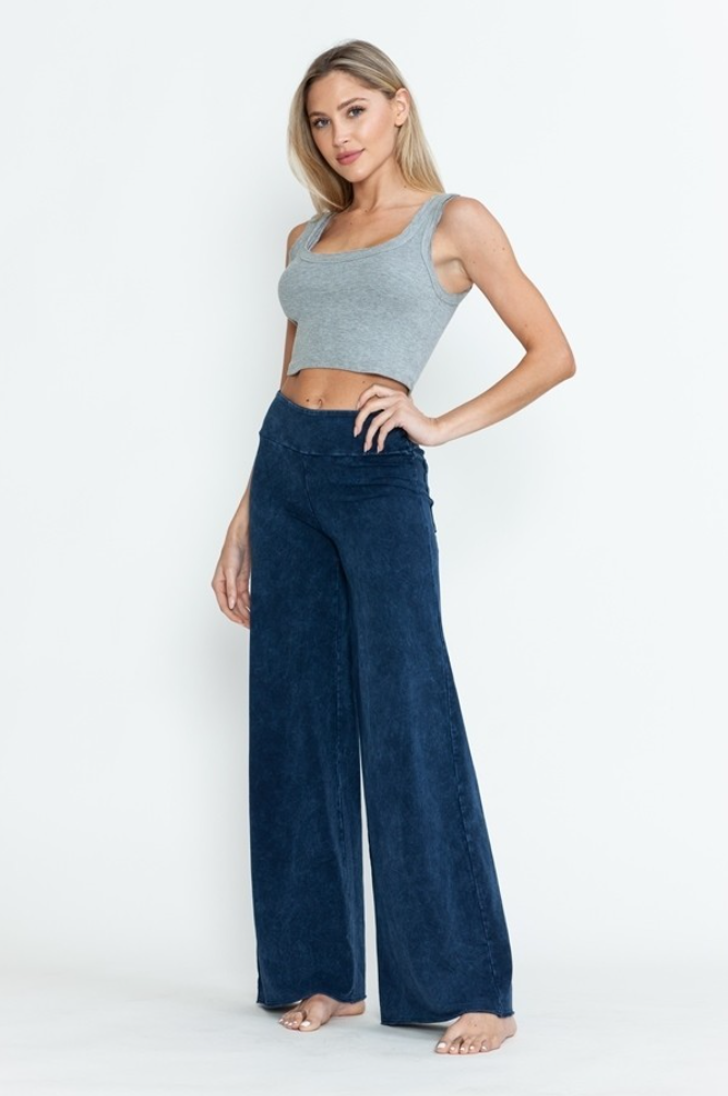 •RICHIE• cotton blend wide leg pants (USA)