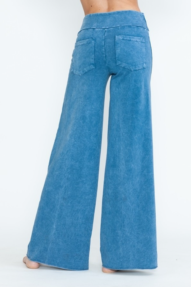 •RICHIE• cotton blend wide leg pants (USA)