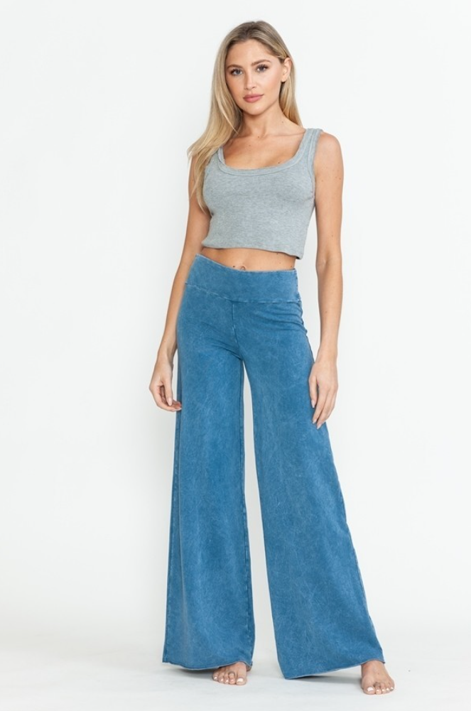 •RICHIE• cotton blend wide leg pants (USA)