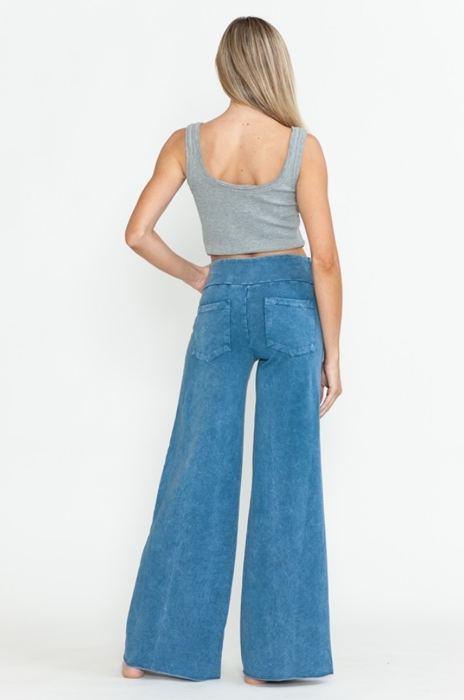 •RICHIE• cotton blend wide leg pants (USA)