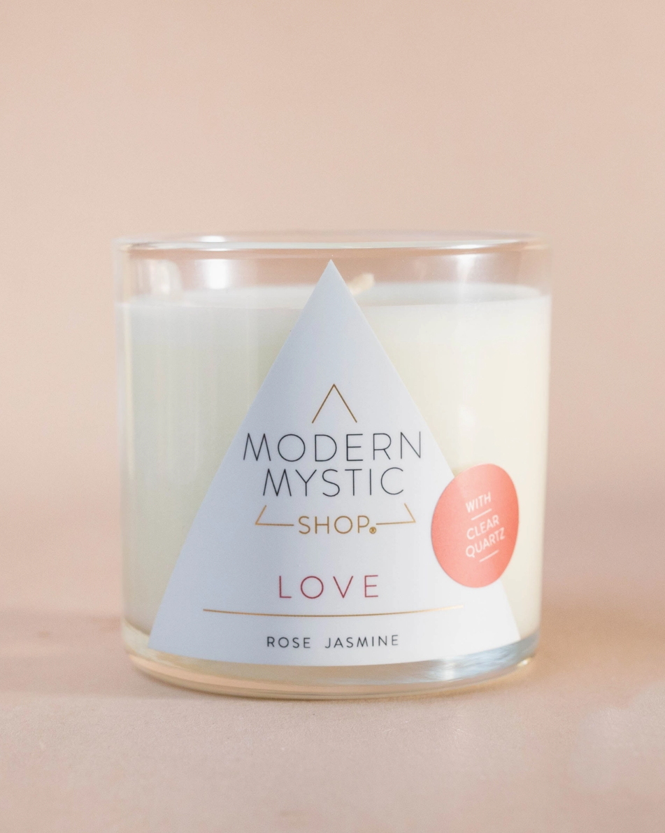 •INTENTION• crystal candles