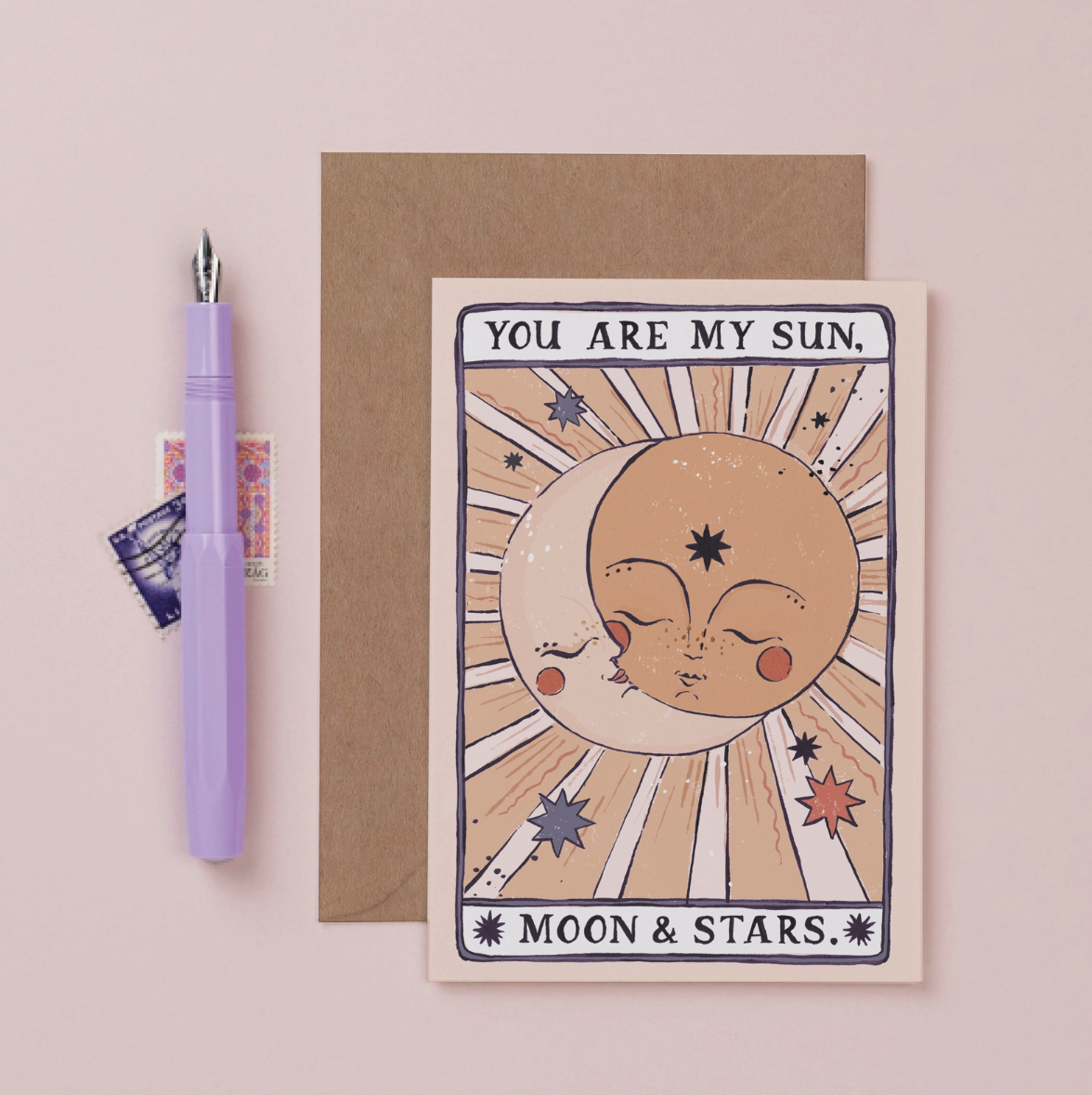 •SUN, MOON & STARS• love card
