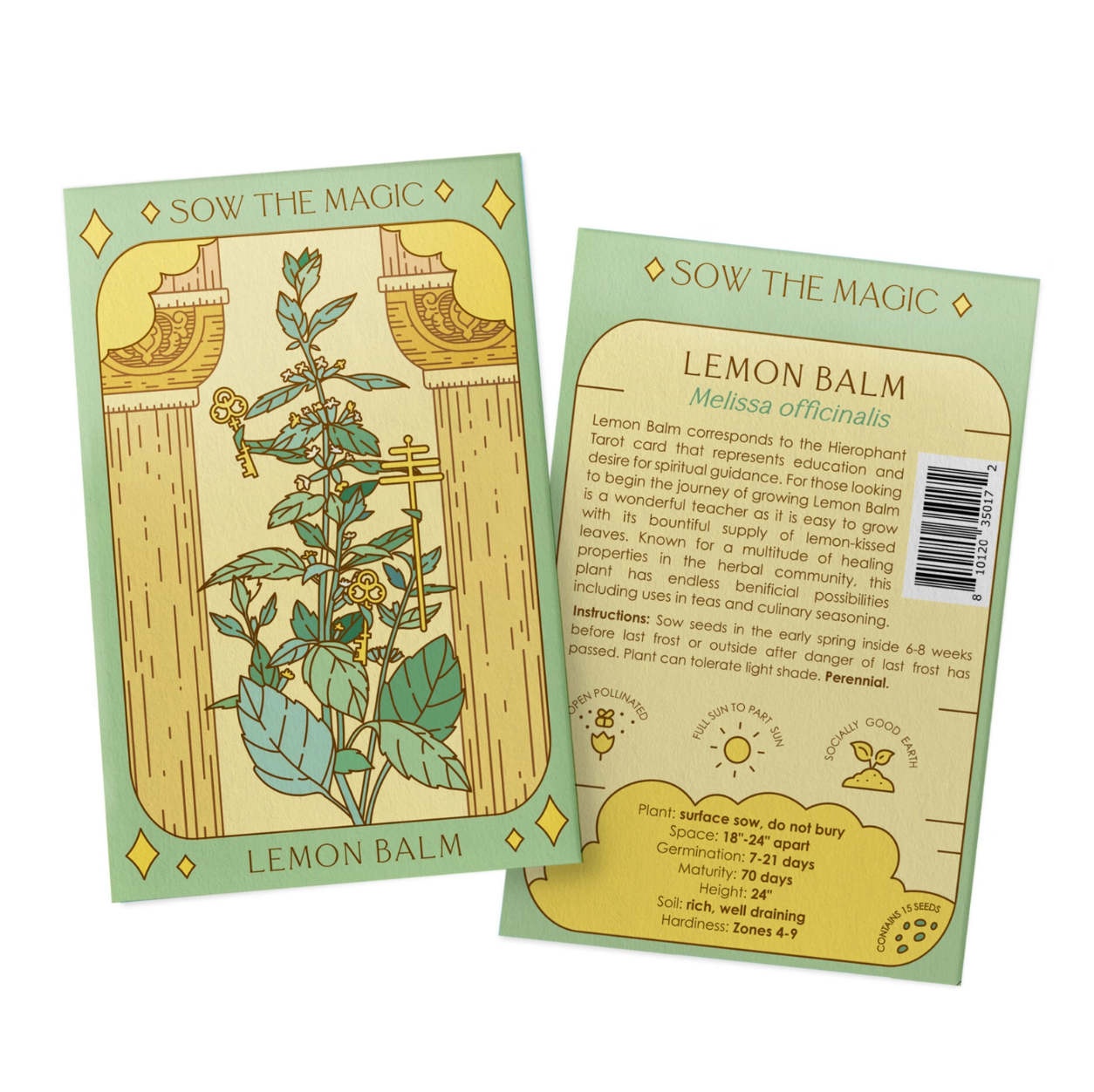 •SEEDS - HERBS & GREENS• tarot inspired garden (various options)