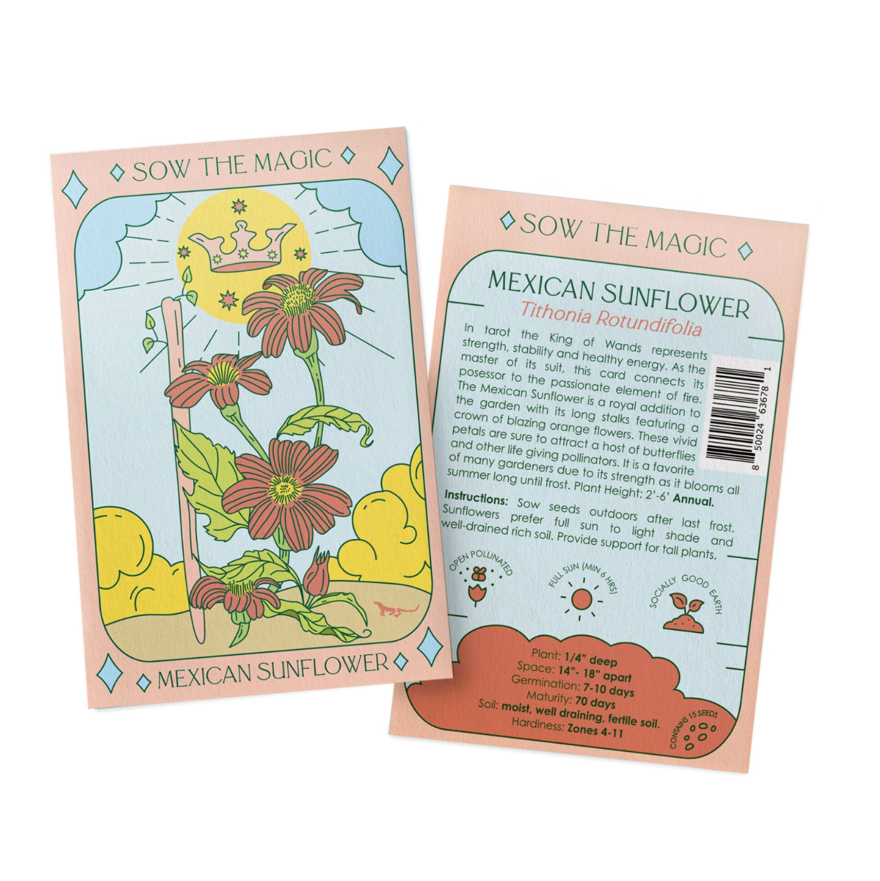 •SEEDS - FLOWERS• tarot inspired garden (various options)