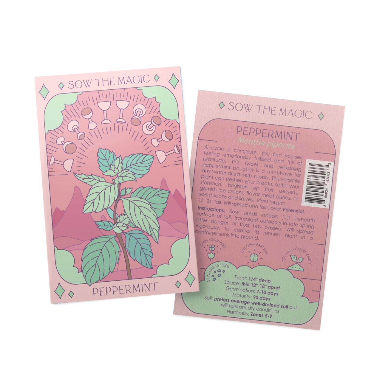 •SEEDS - HERBS & GREENS• tarot inspired garden (various options)