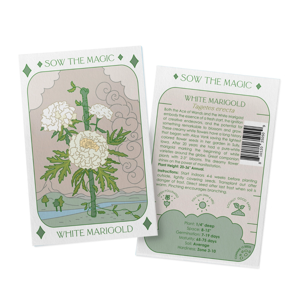 •SEEDS - FLOWERS• tarot inspired garden (various options)