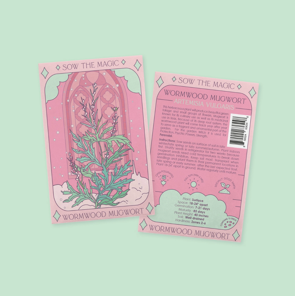 •SEEDS - HERBS & GREENS• tarot inspired garden (various options)