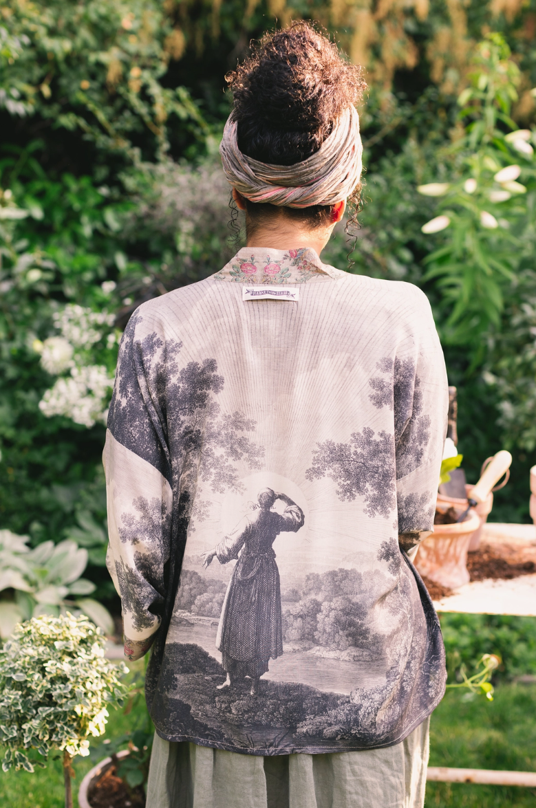 •STILL I RISE• cropped bamboo cardigan
