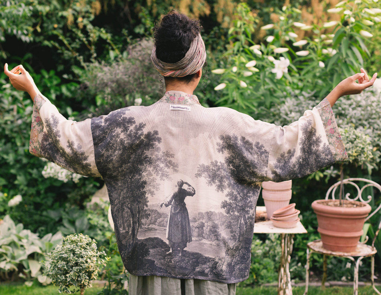 •STILL I RISE• cropped bamboo cardigan