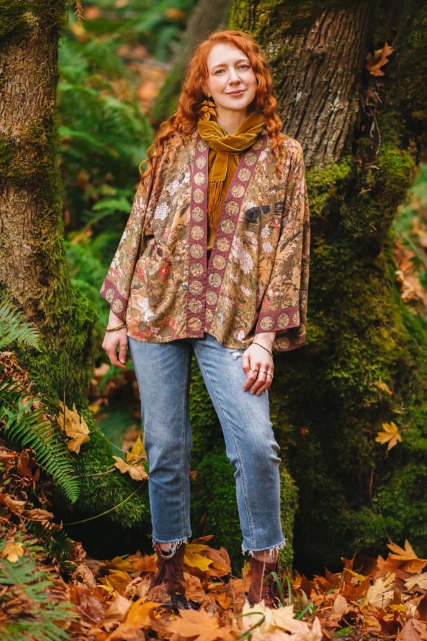 •DREAMWEAVER• cropped bamboo cardigan