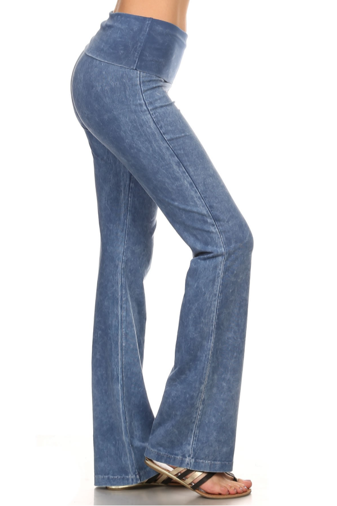 •BOWIE• cotton blend bootcut pants (USA)