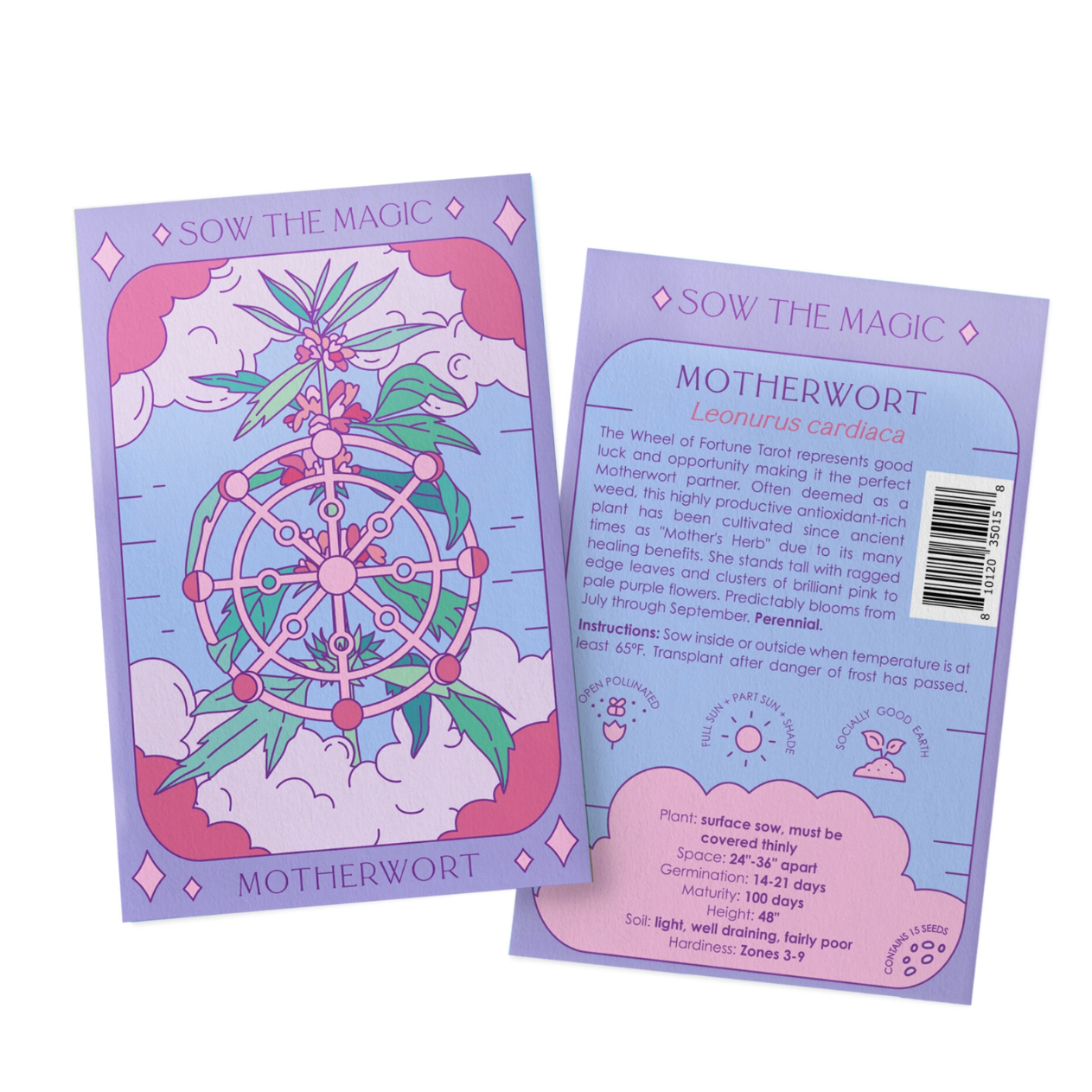 •SEEDS - HERBS & GREENS• tarot inspired garden (various options)